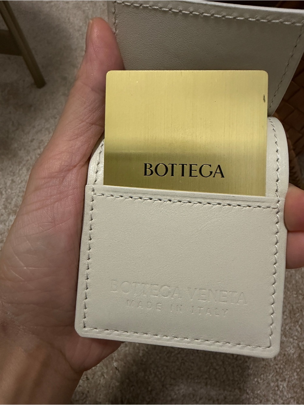 Bottega Veneta Cognac Intrecciato Leather Andiamo Medium - Picture 15 of 16
